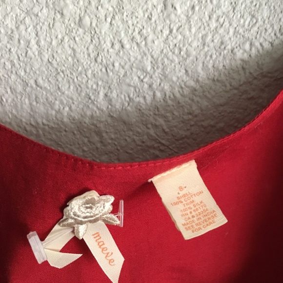 Anthropologie Red cocktail dress - Picture 5 of 6